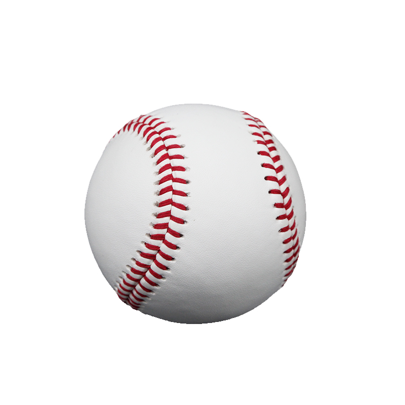 Commerce de gros de logo personnalisé durable en cuir de vache à 50 % de laine de baseball pour les jeux professionnels