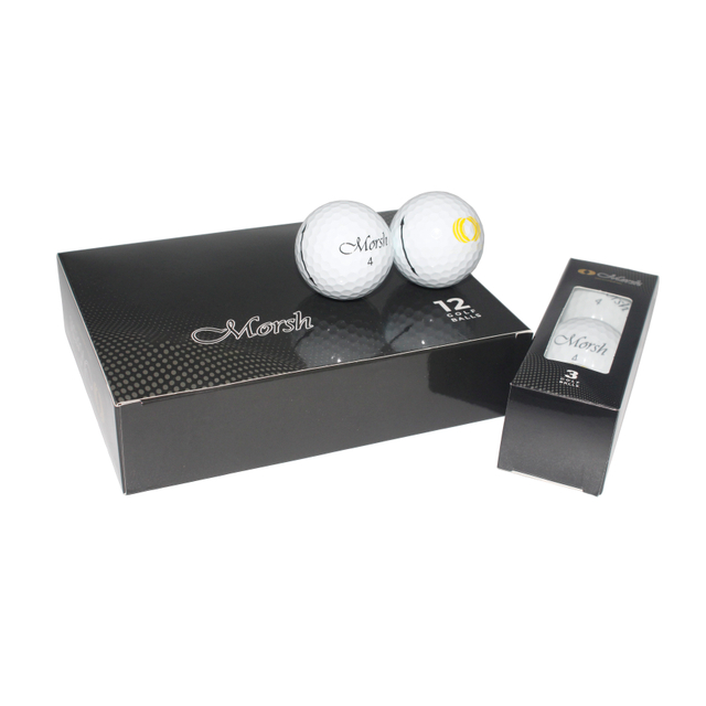 Balles de golf personnalisées de haute qualité à prix d’usine - Balles de golf avec logo - Balles de golf personnalisées avec boîte et manches Surlyn ou couverture en uréthane