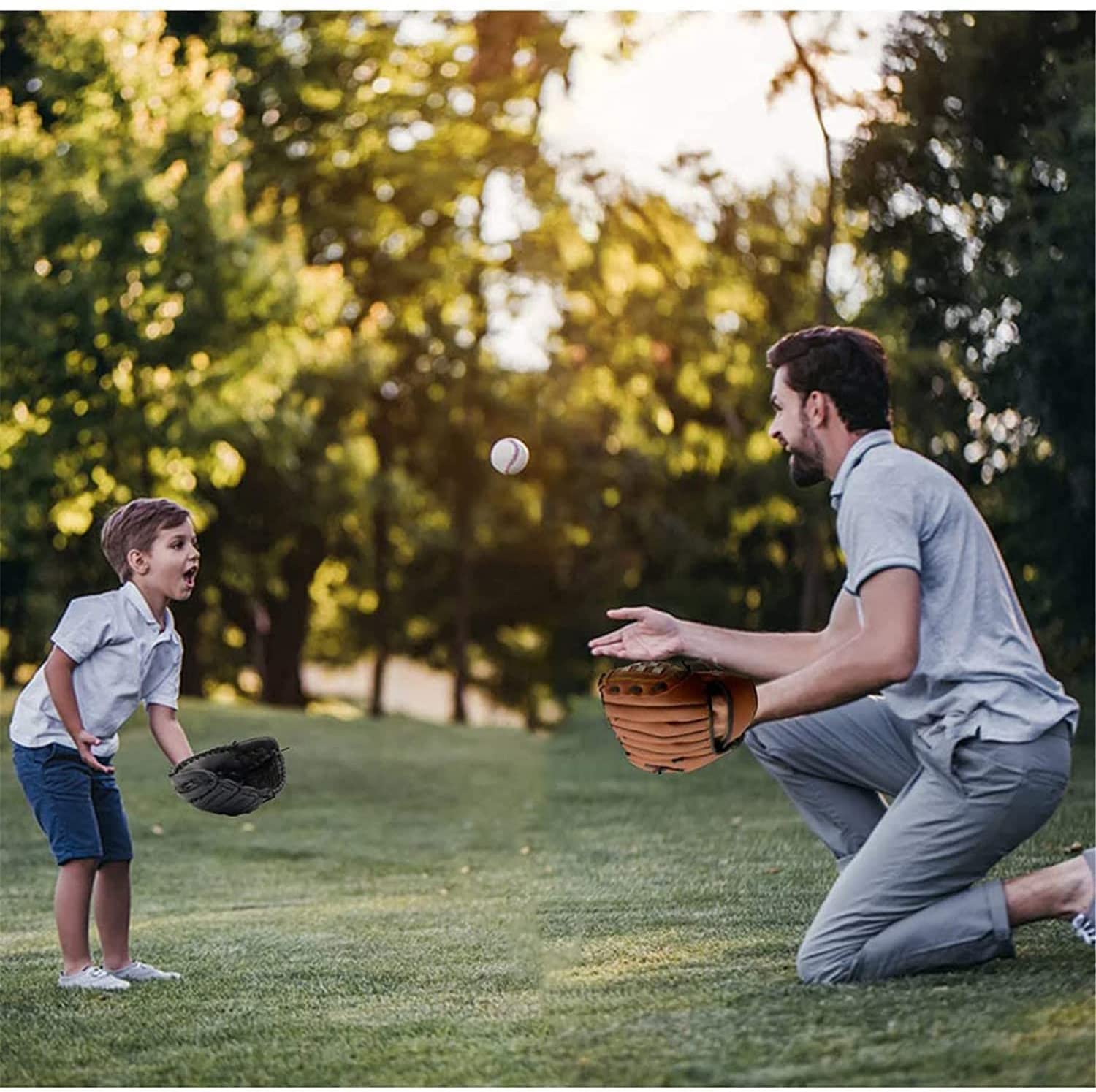 Gant de Softball et de Baseball en PU, matériau synthétique confortable pour main gauche et droite, offre spéciale 