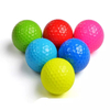 Vente chaude Logo personnalisé Promotion cadeau Surlyn coloré Mini enfants balles de Golf balle de Golf avec prix d'usine