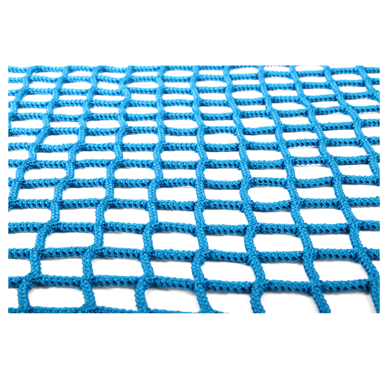 Filet de sécurité de Protection contre les chutes sans nœuds en Polyester de couleur bleue, norme CE de haute qualité, pour une utilisation intérieure et extérieure 