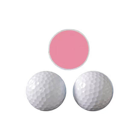 Balle de Golf en uréthane de tournoi de couleur blanche de haute qualité, 2 pièces, pour Match pour l'entraînement professionnel