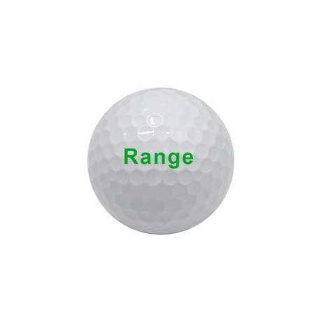 Balle de Golf à 2 couches, prix d'usine, pour la pratique, couleur blanche, Logo personnalisé