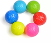 Vente chaude Logo personnalisé Promotion cadeau Surlyn coloré Mini enfants balles de Golf balle de Golf avec prix d'usine