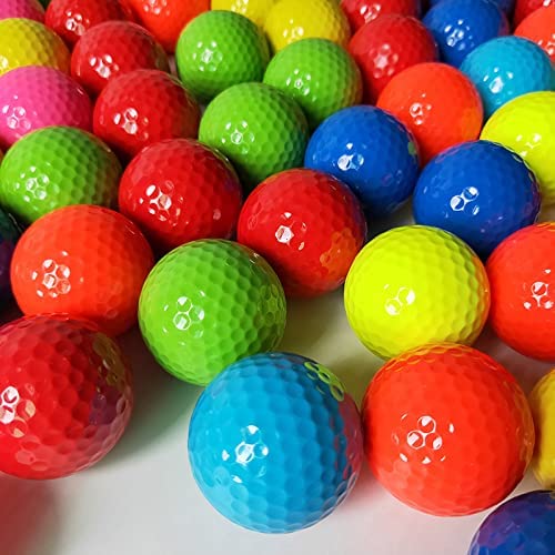 Vente chaude Logo personnalisé Promotion cadeau Surlyn coloré Mini enfants balles de Golf balle de Golf avec prix d'usine