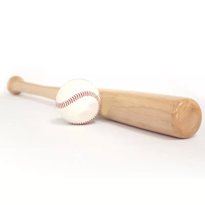 Batte de baseball en bois durable avec logo imprimé personnalisé de haute qualité, vente en gros