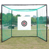 Cage de pratique de golf de filet de frappe de golf simple extérieur d'intérieur de 3x3x3m avec la cible