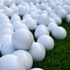 Logo personnalisé de haute qualité, couleur blanche, balle de golf d\'entraînement Surlyn, 4 pièces 